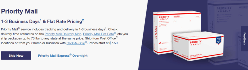 USPS Pricing and Other information about Priority Mail